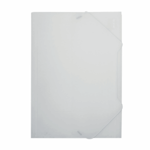 Carpeta Cartera PVC Con Elástico Oficio Transparente Auca