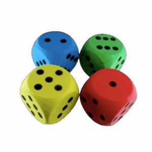 Dados De Colores Grandes