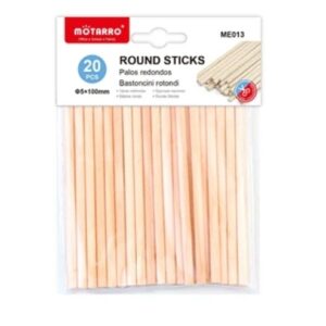 Palos Madera Naturales Largos 20 Unidades Motarro