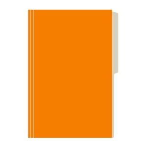 Carpeta Cartulina Pigmentada Naranja