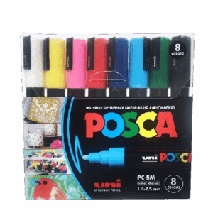 Marcadores Posca 5M 8 Colores