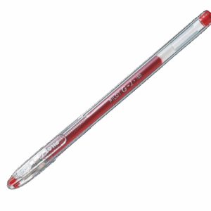 Lápiz Tinta Gel G-1 0.5 Recargable Rojo Pilot