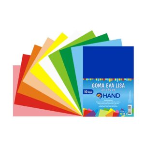 Goma Eva Lisa 20 x 30 cms 10 Colores Hand