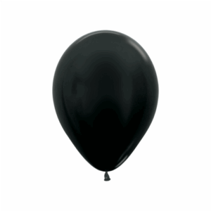 Globos Negros N°9 50 Unidades Glam