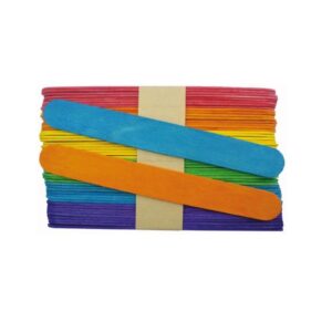 Palos De Helado Anchos Colores 50 Unidades