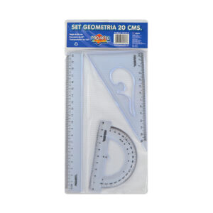 Set Geometría 4 Piezas 20 cms Proarte