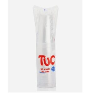 Vasos Desechables Transparentes 480 ml 50 Unidades Tuc