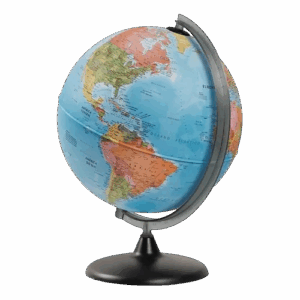 Globo Terráqueo Azul 30 Cms Corallo