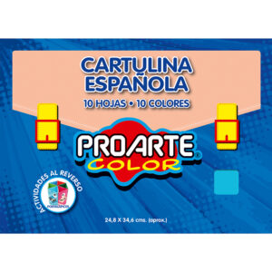 Carpeta Cartulinas Españolas 10 Colores Proarte