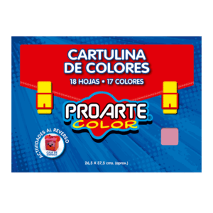 Carpeta Cartulinas 17 Colores Proarte