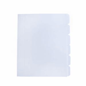Separador Carta Blanco 6 Divisiones Halley