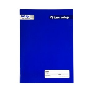 Cuaderno College Caligrafía Vertical 100 Hojas Torre