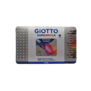 Lápices 12 Colores Caja Metálica Giotto
