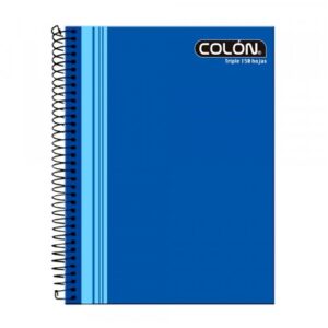 Cuaderno Triple 150 Hojas Colon