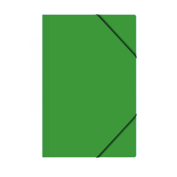 Carpeta Cartera Con Elástico Oficio Verde Claro Búho